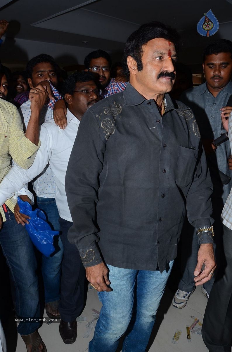 Balakrishna Watches Lion Movie at Bramaramba Theatre - 26 / 40 photos