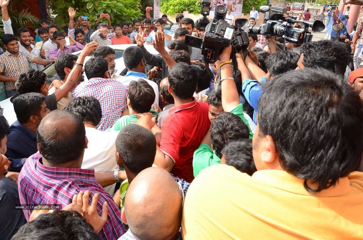 Balakrishna Watches Lion Movie at Bramaramba Theatre - 37 / 40 photos