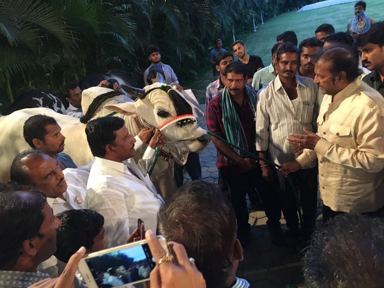 Mohan Babu visited Bull Show Event - 3 / 21 photos
