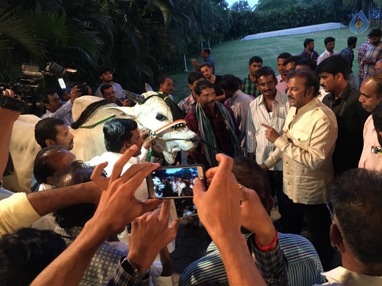Mohan Babu visited Bull Show Event - 9 / 21 photos