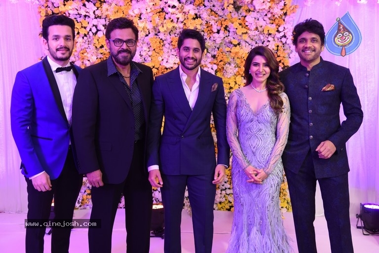 Naga Chaitanya - Samantha Reception Photos - 3 / 17 photos