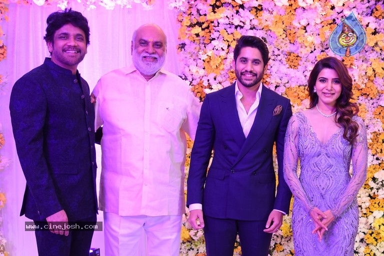 Naga Chaitanya - Samantha Reception Photos - 9 / 17 photos