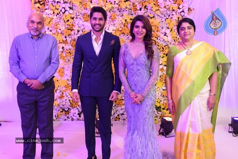 Naga Chaitanya - Samantha Reception Photos - 16 / 17 photos