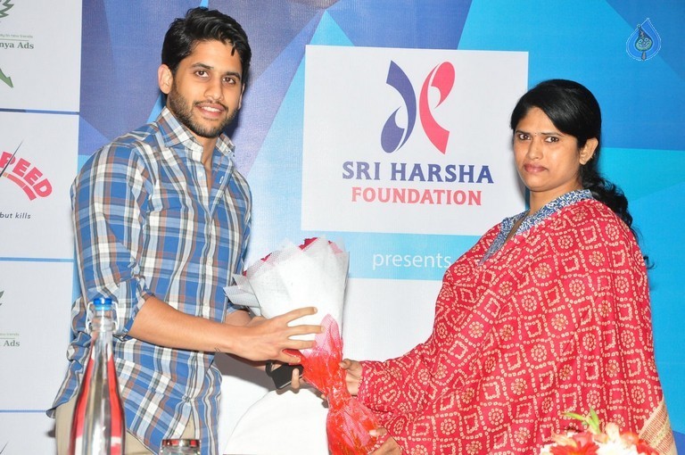 Naga Chaitanya at Sri Harsha Foundation Event - 14 / 42 photos