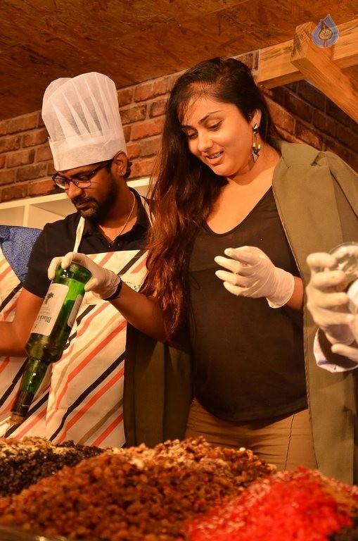 Namitha at Bobby Bistro Christmas Cake Mixing - 4 / 42 photos