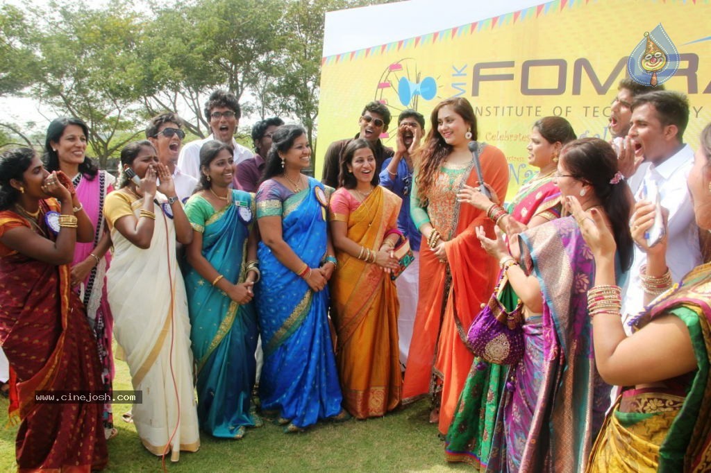 Namitha Pongal Celebration at SMK Fomra College - 32 / 61 photos