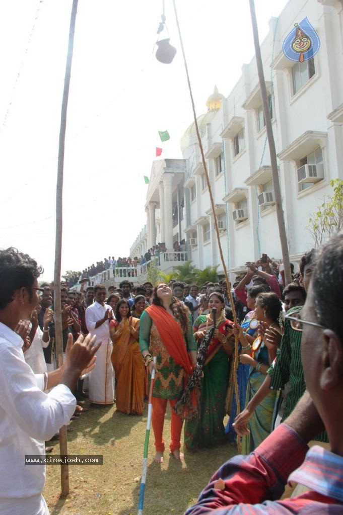 Namitha Pongal Celebration at SMK Fomra College - 39 / 61 photos