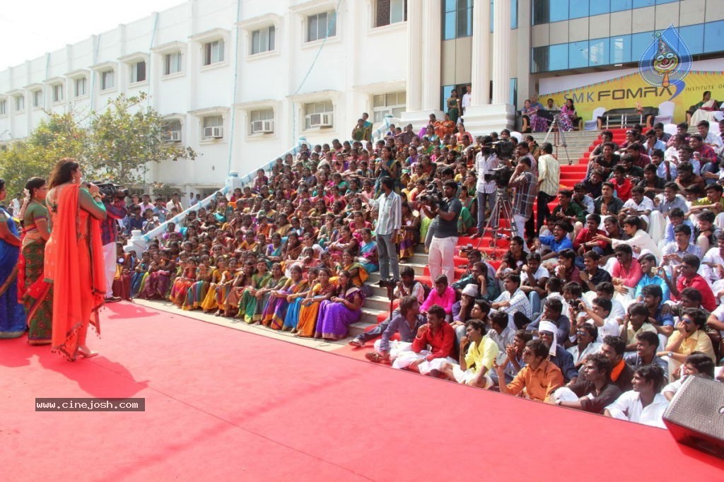 Namitha Pongal Celebration at SMK Fomra College - 47 / 61 photos
