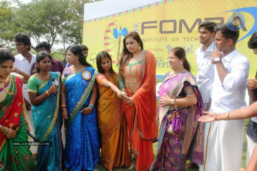 Namitha Pongal Celebration at SMK Fomra College - 58 / 61 photos