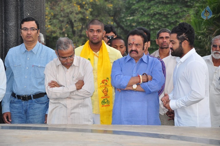 Nandamuri Family at NTR Ghat - 43 / 148 photos