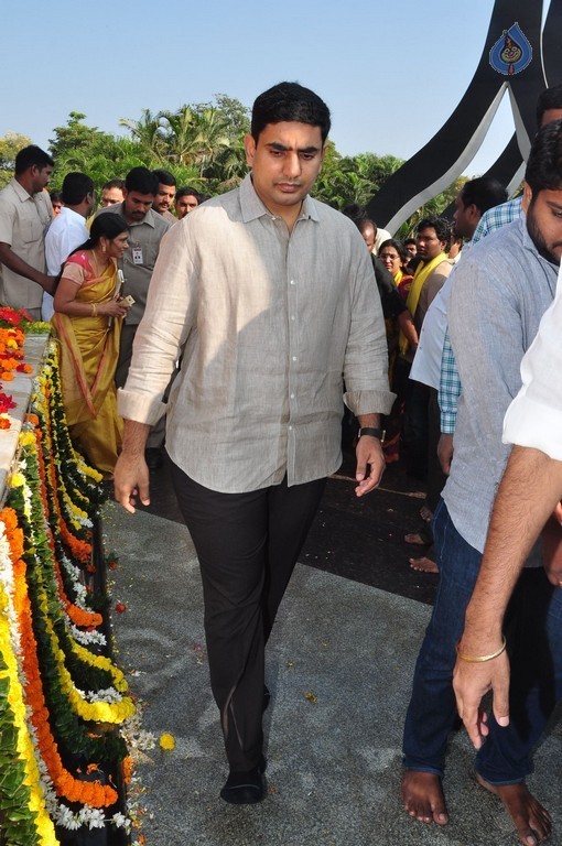 Nandamuri Family at NTR Ghat - 83 / 148 photos