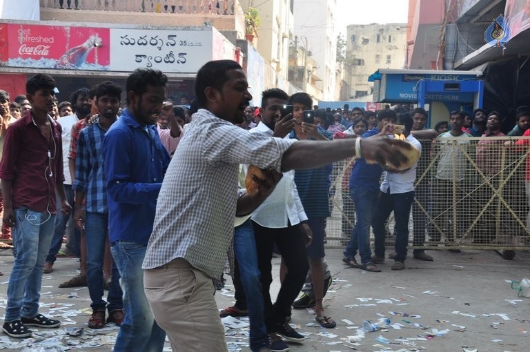 Nannaku Prematho Theater Coverage - 10 / 97 photos