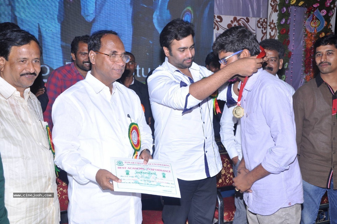 Nara Rohit at Eswar College Anniversary Event - 5 / 128 photos