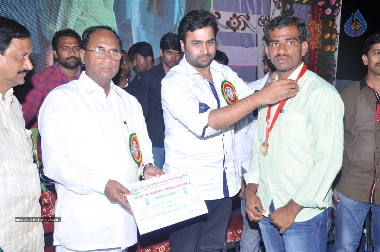 Nara Rohit at Eswar College Anniversary Event - 8 / 128 photos