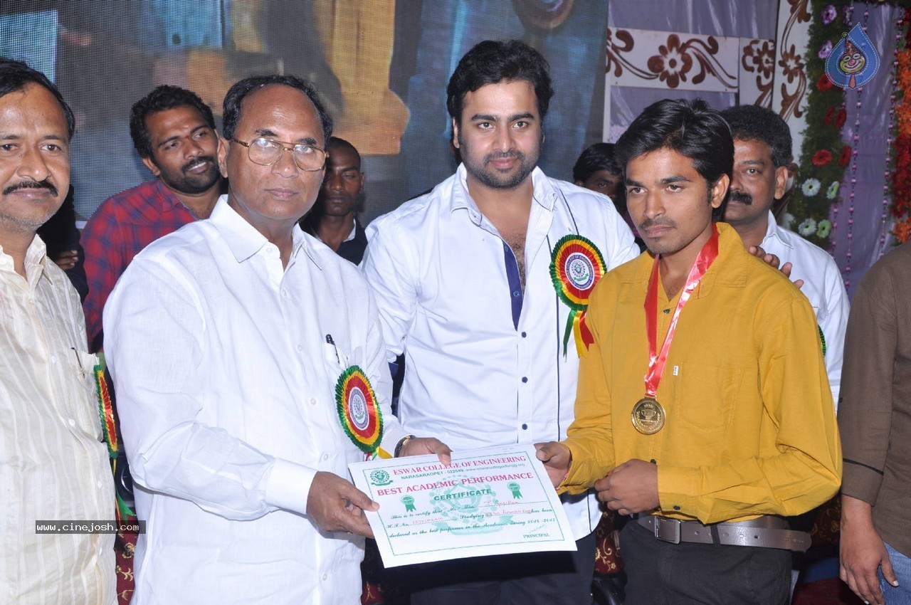 Nara Rohit at Eswar College Anniversary Event - 16 / 128 photos