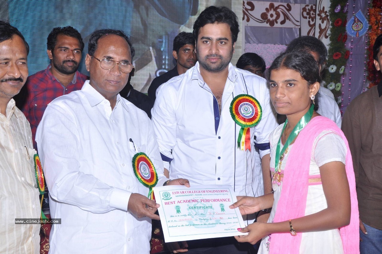 Nara Rohit at Eswar College Anniversary Event - 47 / 128 photos