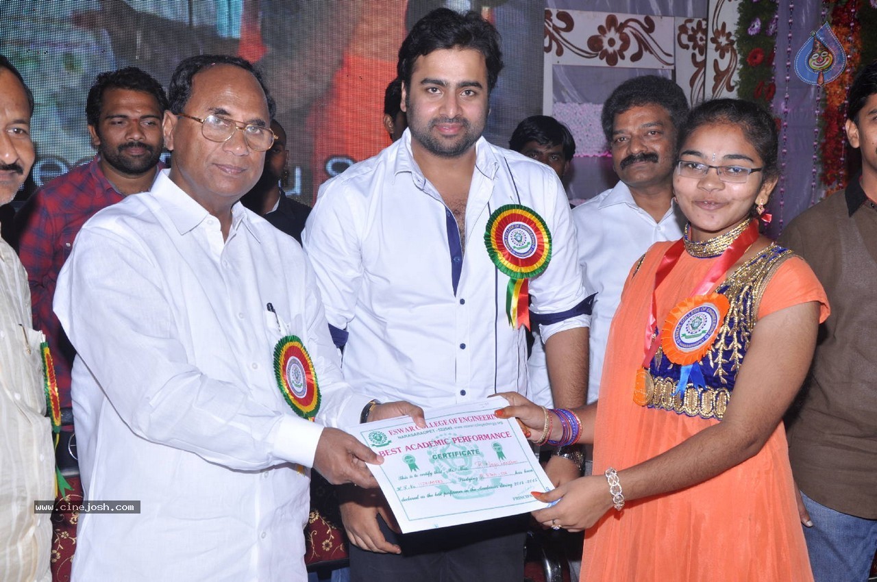Nara Rohit at Eswar College Anniversary Event - 50 / 128 photos