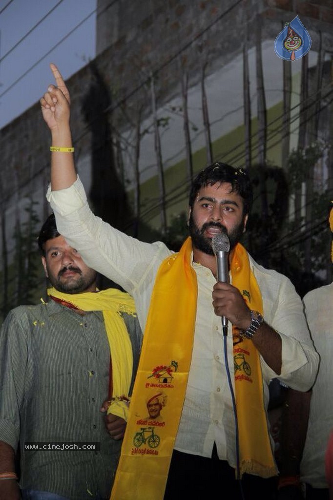 Nara Rohith Campaigns for TDP - 8 / 22 photos