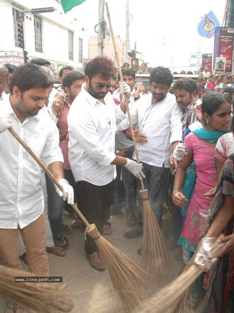 Nara Rohith Participates in Swachh Bharat - 44 / 100 photos
