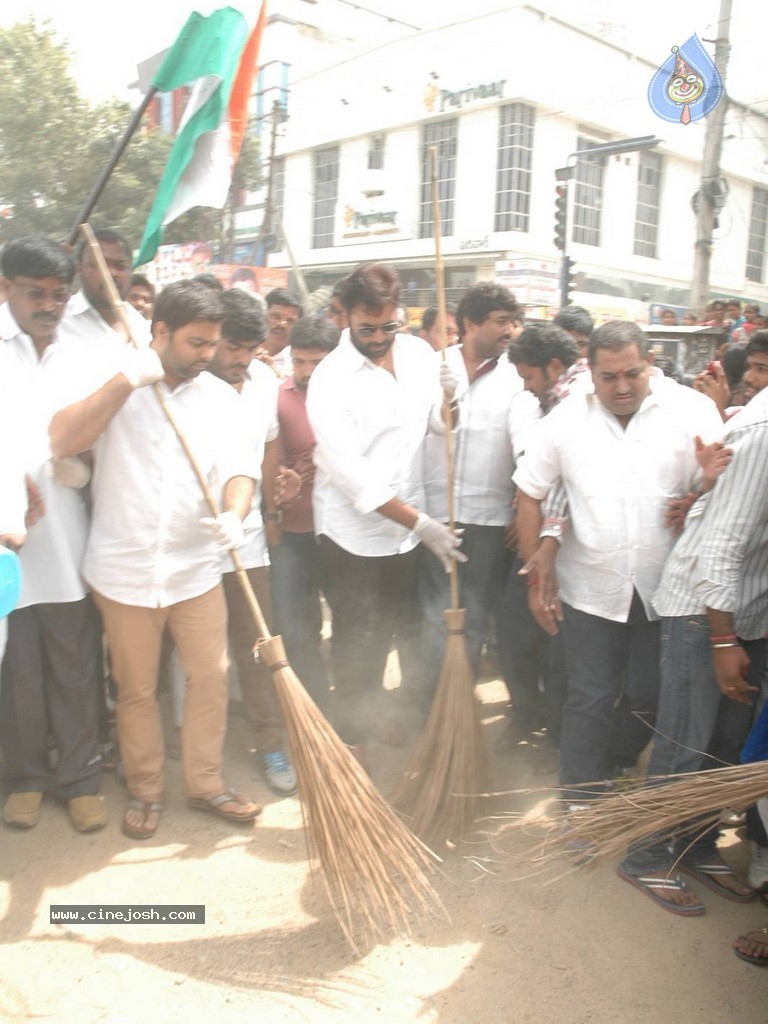 Nara Rohith Participates in Swachh Bharat - 48 / 100 photos