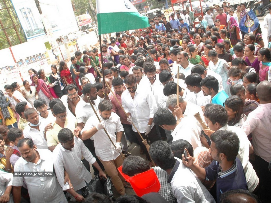 Nara Rohith Participates in Swachh Bharat - 58 / 100 photos