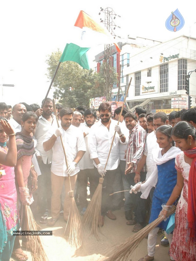 Nara Rohith Participates in Swachh Bharat - 62 / 100 photos