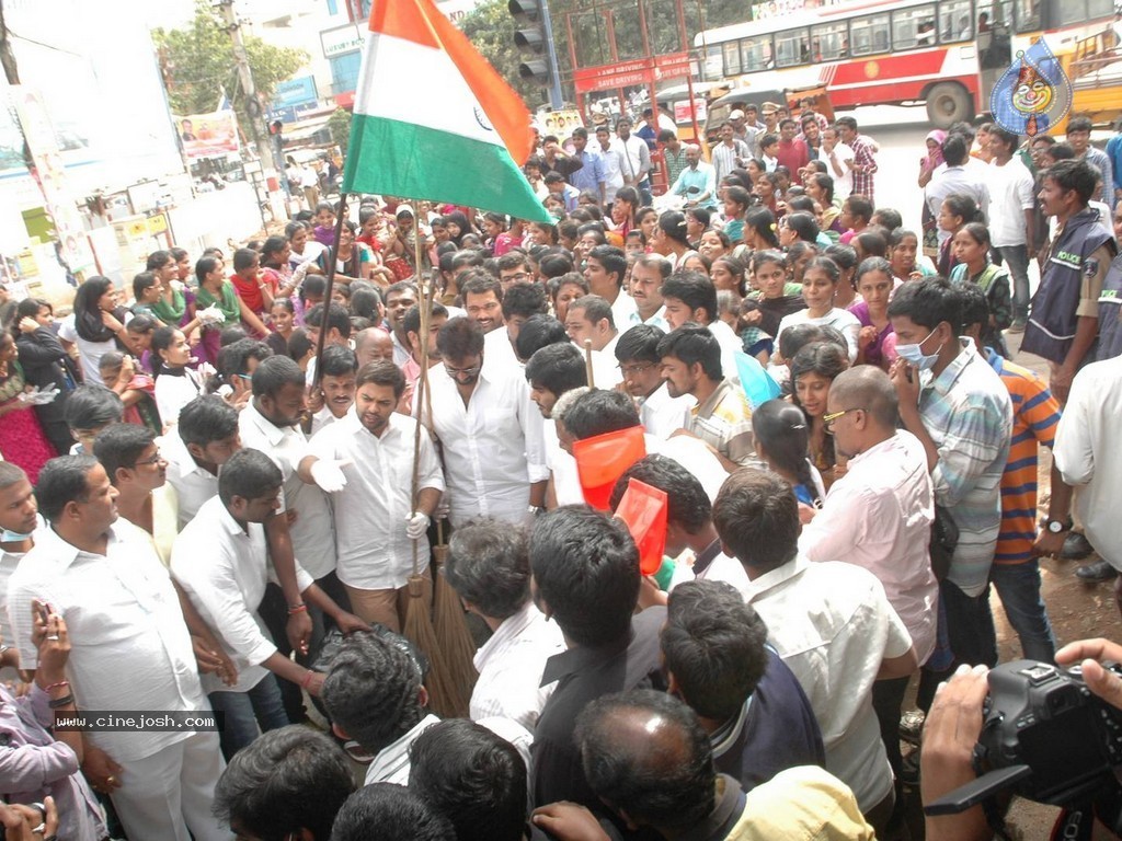 Nara Rohith Participates in Swachh Bharat - 88 / 100 photos