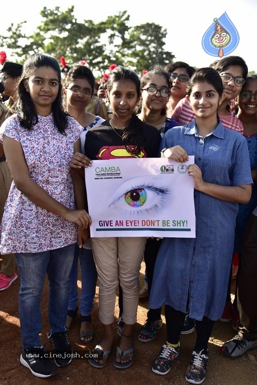 Niharika Flags Off Sight A Thon Blindfold 2k Walk - 12 / 40 photos
