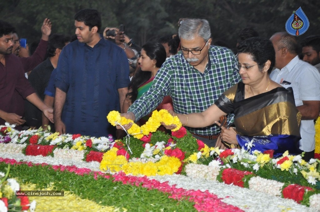 NTR Family Members at NTR Ghat - 78 / 84 photos
