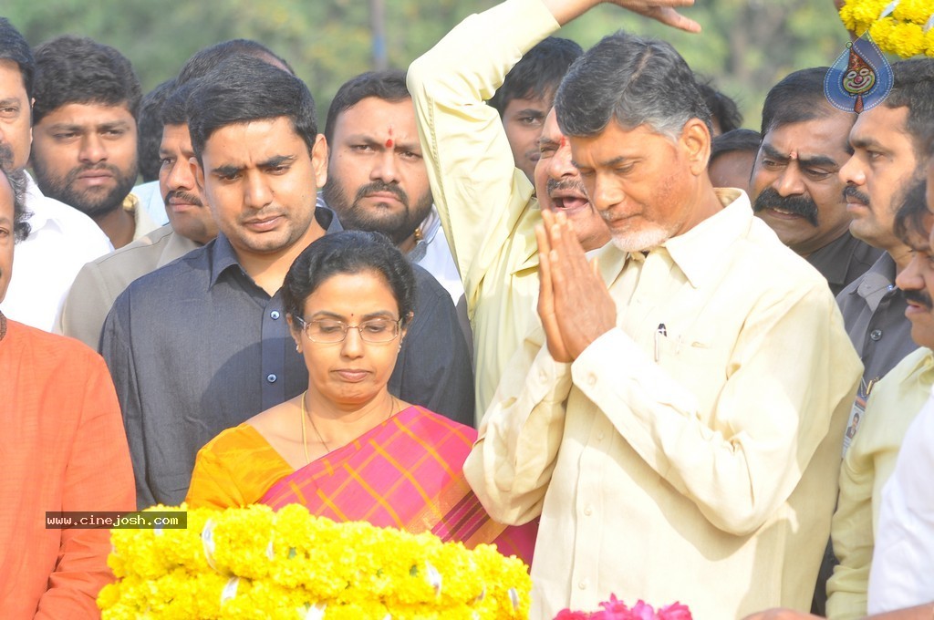 NTR Family Members at NTR Ghat - 70 / 238 photos