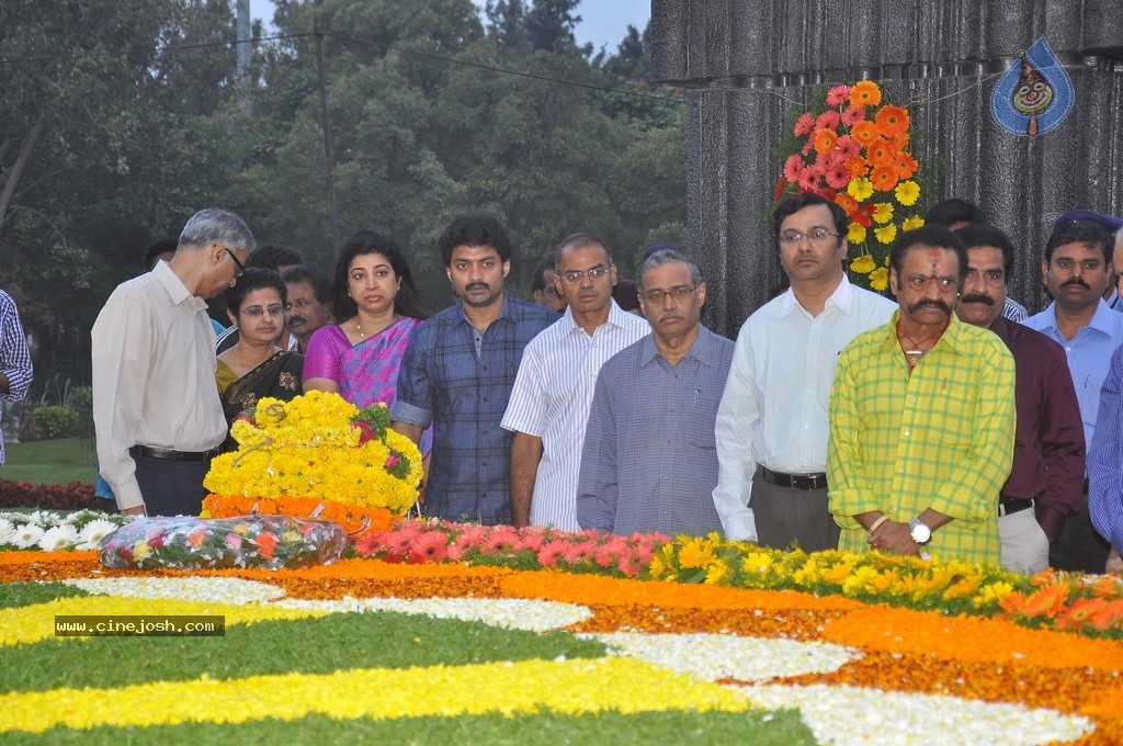 NTR Family Members at NTR Ghat - 71 / 238 photos