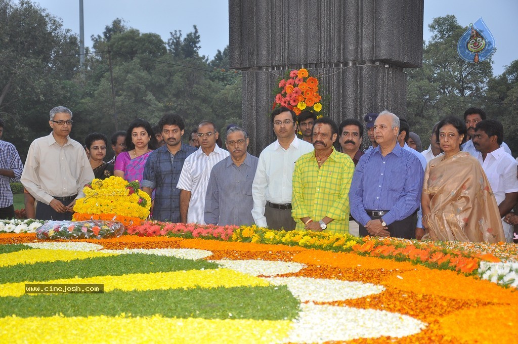 NTR Family Members at NTR Ghat - 73 / 238 photos