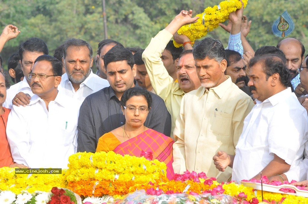 NTR Family Members at NTR Ghat - 74 / 238 photos
