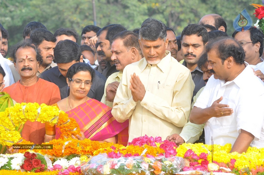 NTR Family Members at NTR Ghat - 118 / 238 photos