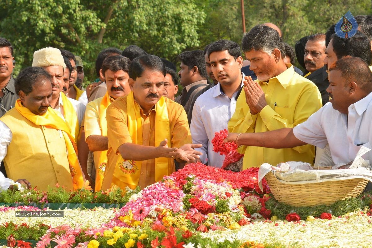 NTR Family Members at NTR Ghat - 43 / 151 photos