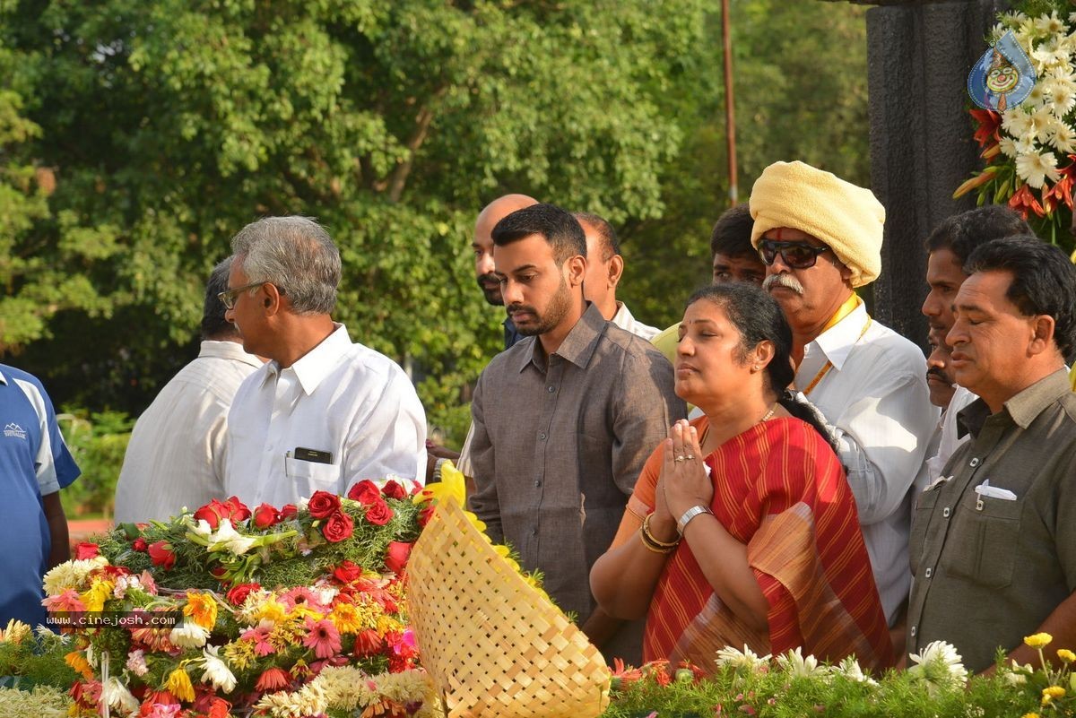 NTR Family Members at NTR Ghat - 64 / 151 photos