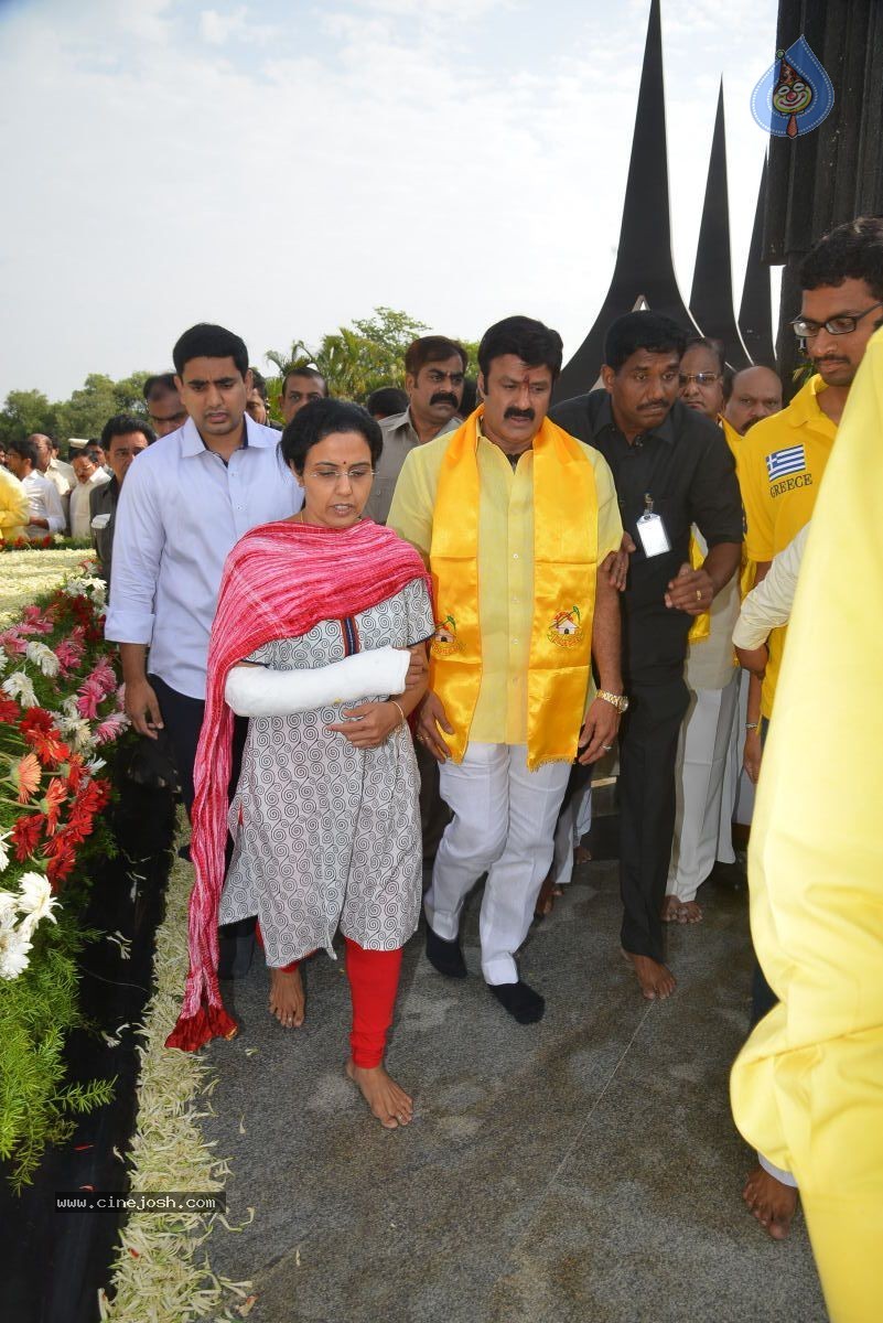 NTR Family Members at NTR Ghat - 133 / 151 photos