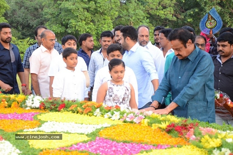 NTR Family Members Pay Tribute at NTR Ghat - 23 / 100 photos