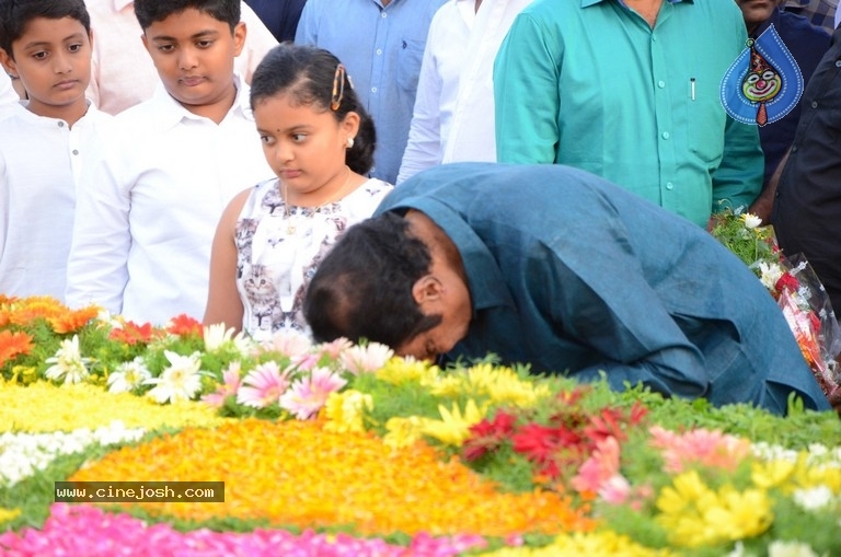 NTR Family Members Pay Tribute at NTR Ghat - 28 / 100 photos