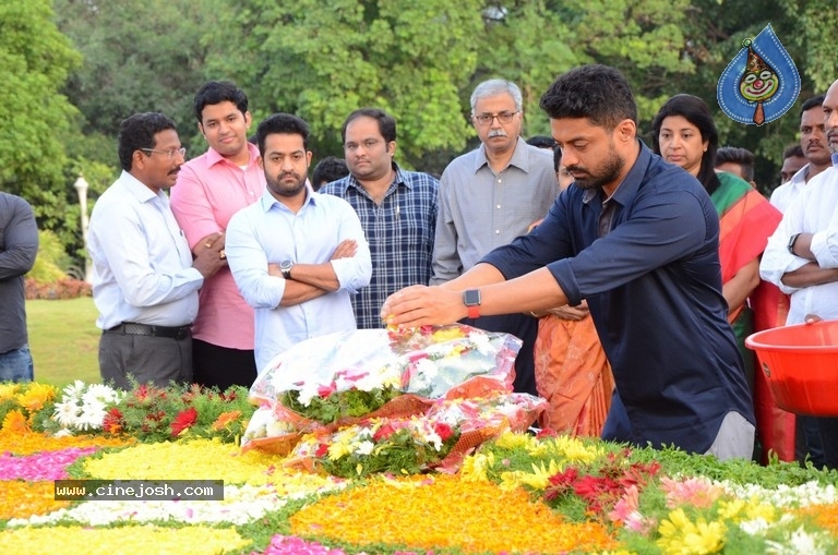 NTR Family Members Pay Tribute at NTR Ghat - 29 / 100 photos