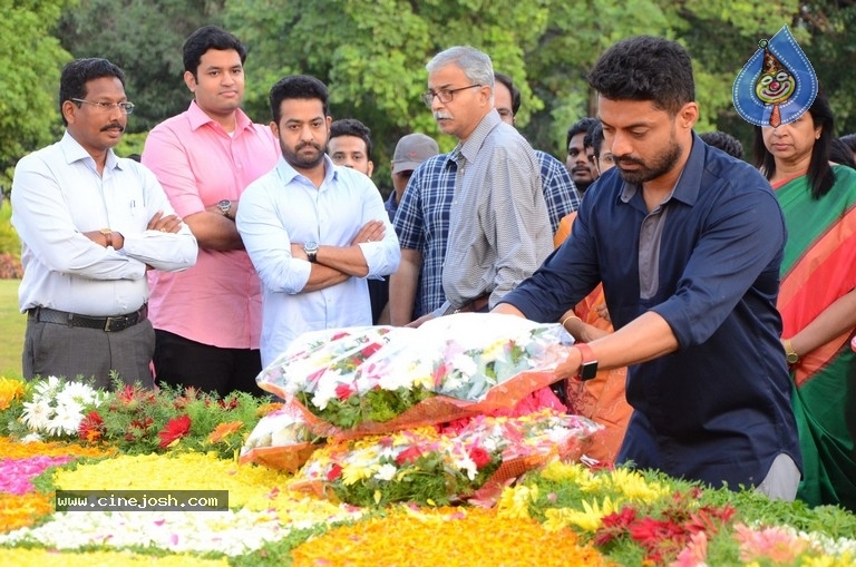 NTR Family Members Pay Tribute at NTR Ghat - 36 / 100 photos