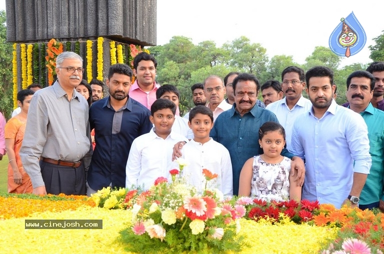 NTR Family Members Pay Tribute at NTR Ghat - 43 / 100 photos