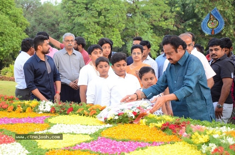 NTR Family Members Pay Tribute at NTR Ghat - 63 / 100 photos