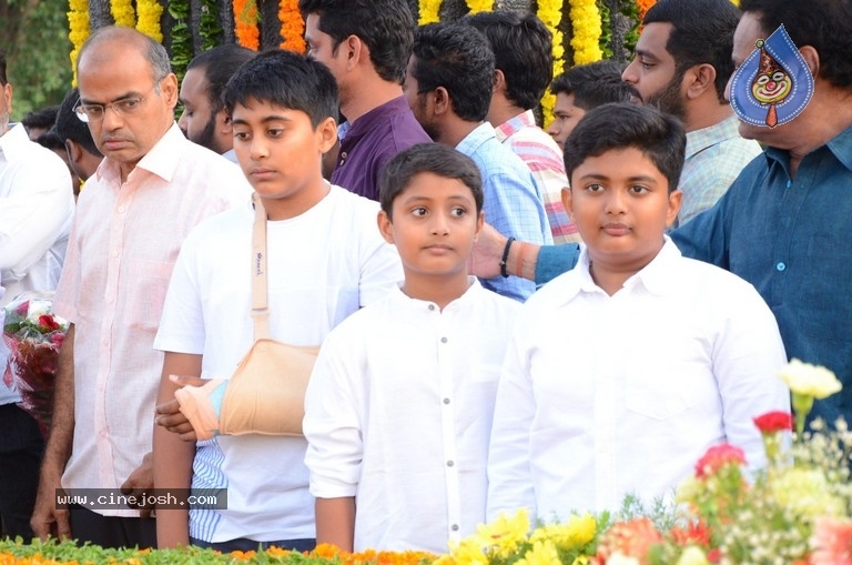 NTR Family Members Pay Tribute at NTR Ghat - 65 / 100 photos