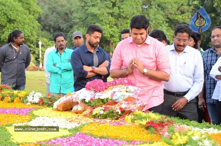 NTR Family Members Pay Tribute at NTR Ghat - 70 / 100 photos
