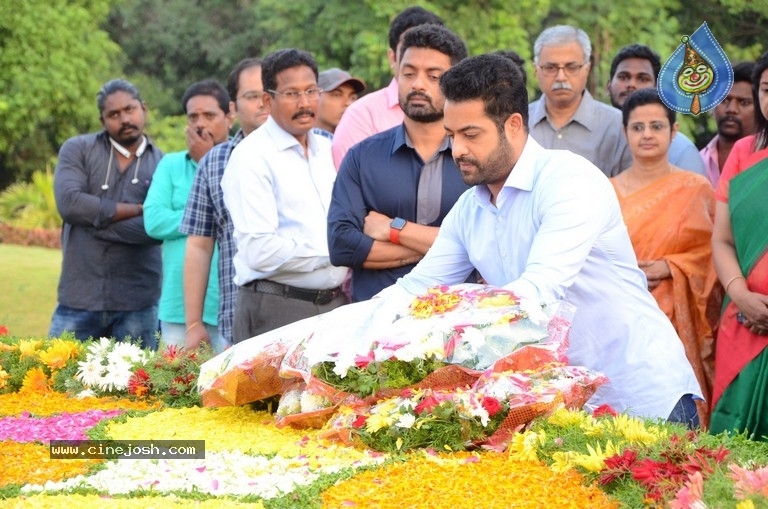 NTR Family Members Pay Tribute at NTR Ghat - 92 / 100 photos