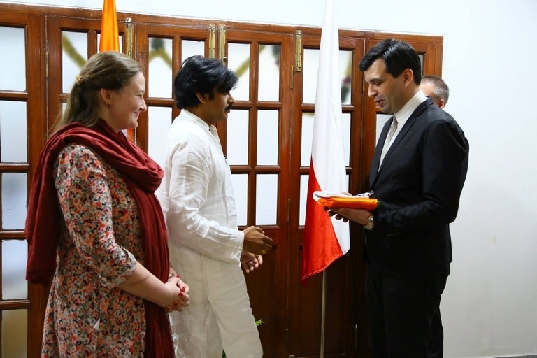 Pawan Kalyan And Adam Burakowski Visits St Marys Church - 18 / 30 photos