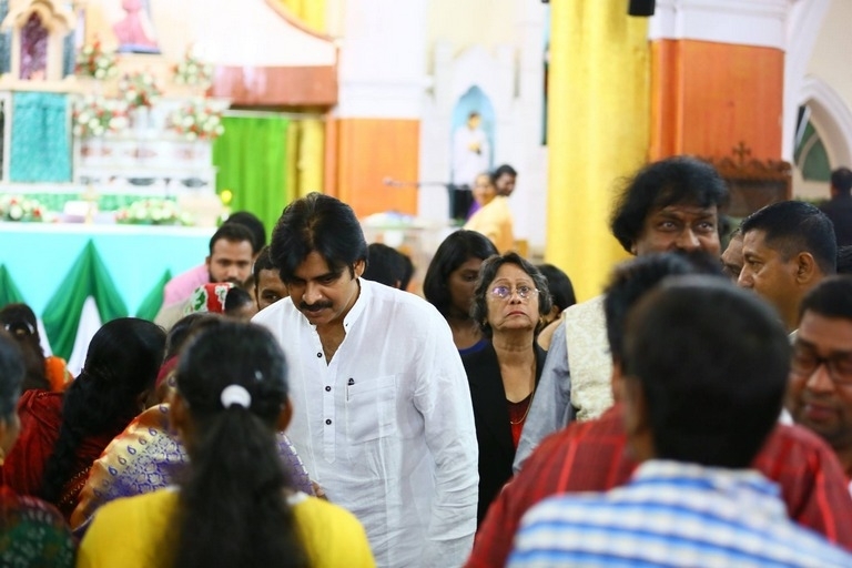 Pawan Kalyan And Adam Burakowski Visits St Marys Church - 20 / 30 photos