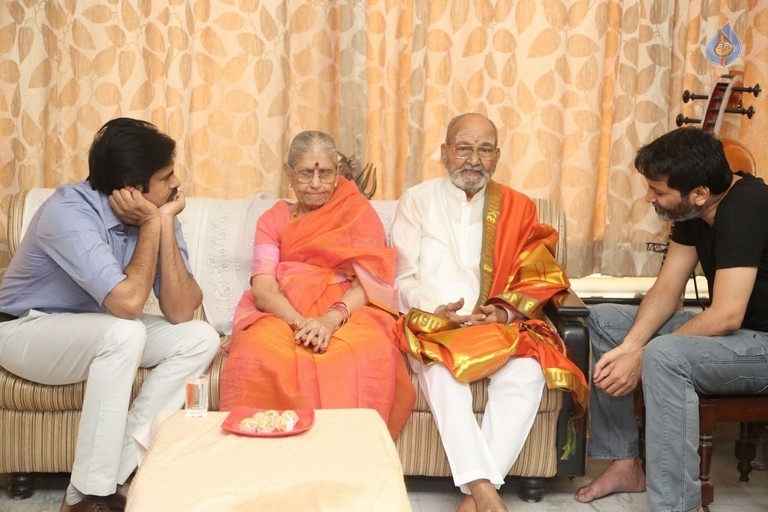 Pawan Kalyan and Trivikram Meets K Vishwanath - 70 / 77 photos