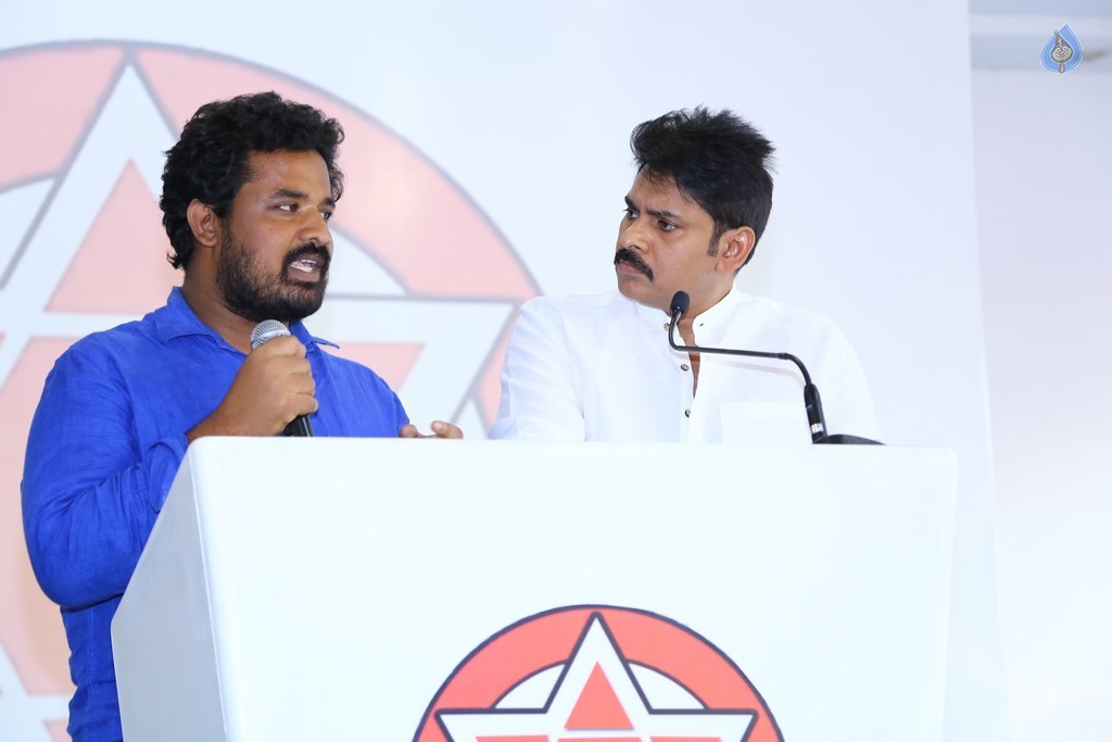 Pawan Kalyan Jana Sena Press Meet - 37 / 46 photos